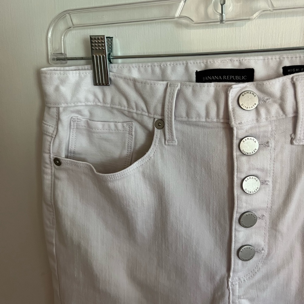 Banana Republic High-Rise Skinny Button Fly Jeans - Picture 2 of 4